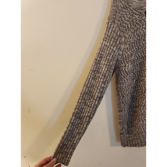 Weatherproof Vintage Mens Size Medium Brown Toggle Button Cowl Neck Sweater - Picture 4 of 8